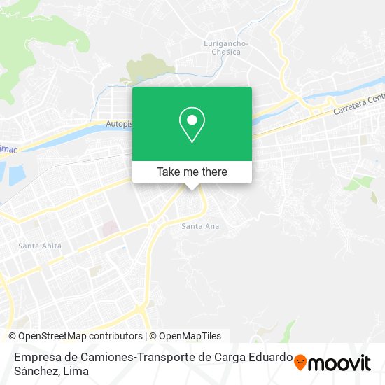 Mapa de Empresa de Camiones-Transporte de Carga Eduardo Sánchez