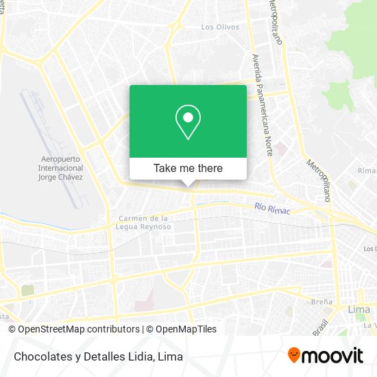 Mapa de Chocolates y Detalles Lidia