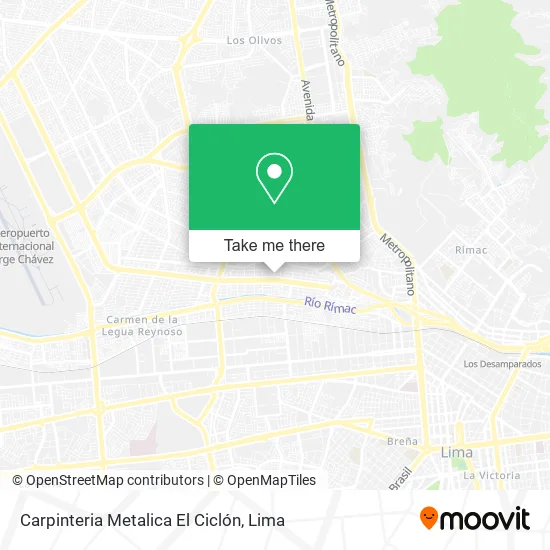 Carpinteria Metalica El Ciclón map