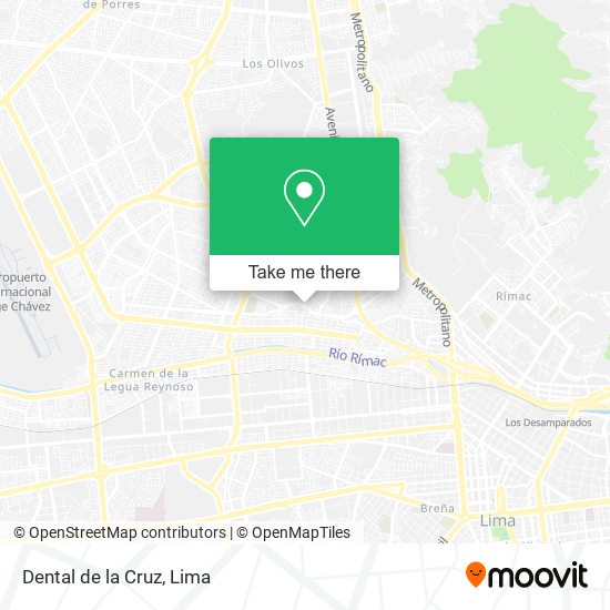 Dental de la Cruz map