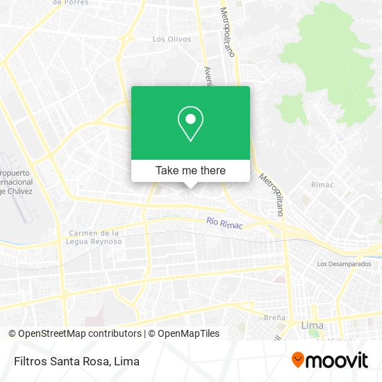 Filtros Santa Rosa map