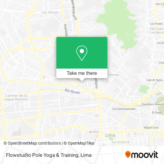 Flowstudio Pole Yoga & Training map