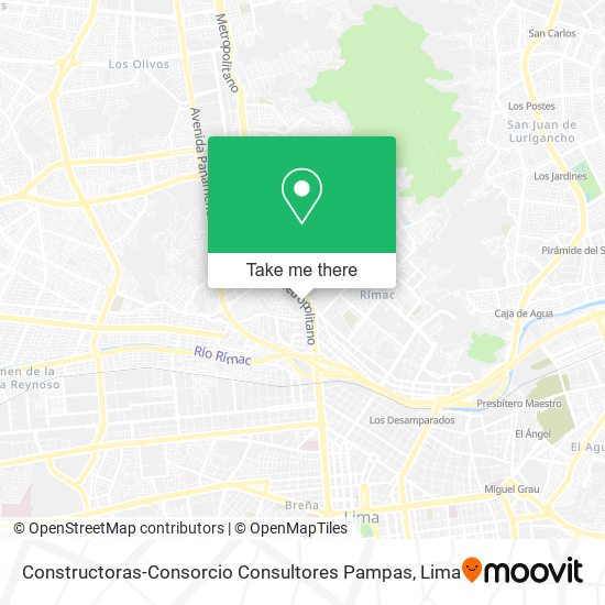 Constructoras-Consorcio Consultores Pampas map