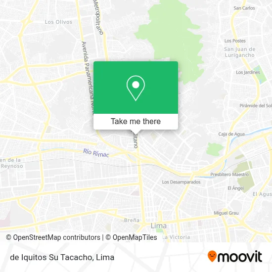 de Iquitos Su Tacacho map