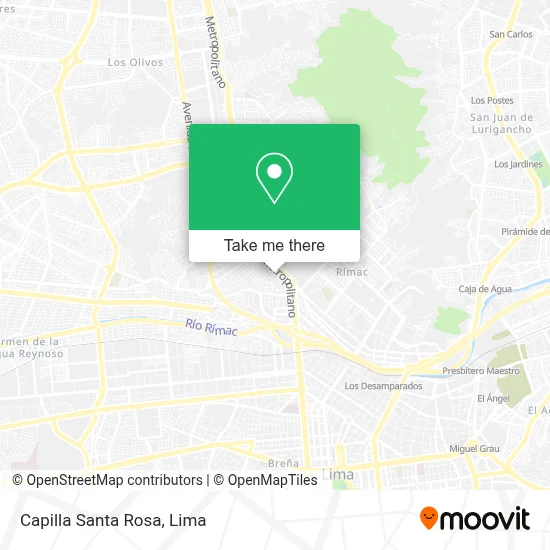 Capilla Santa Rosa map