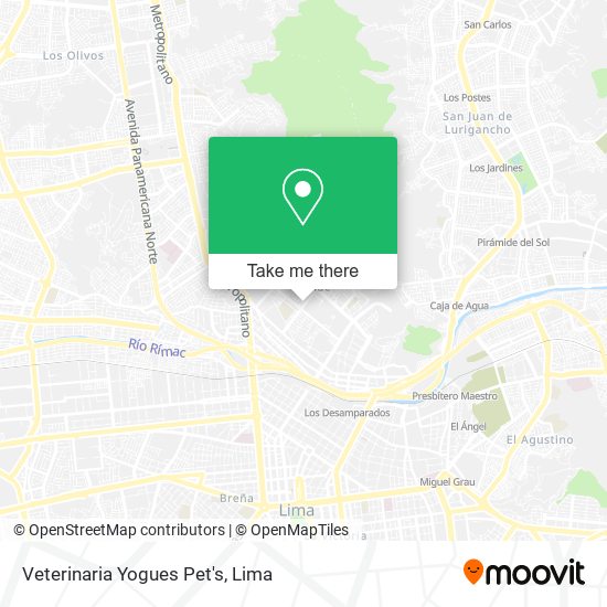 Veterinaria Yogues Pet's map
