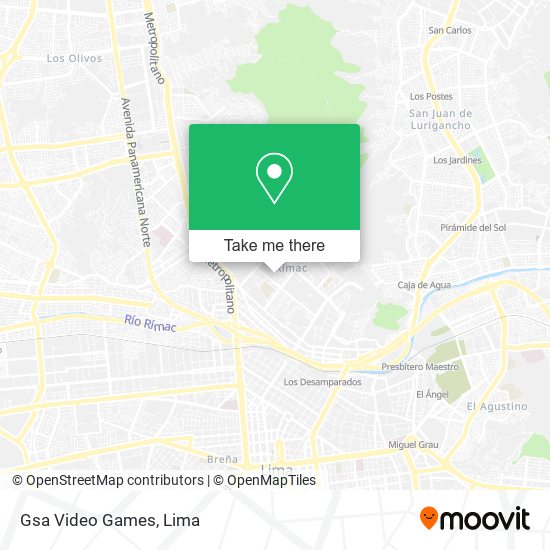 Mapa de Gsa Video Games