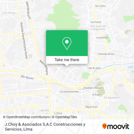 J.Choy & Asociados S.A.C Construcciones y Servicios map