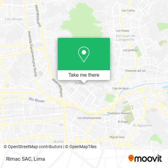 Mapa de Rímac SAC