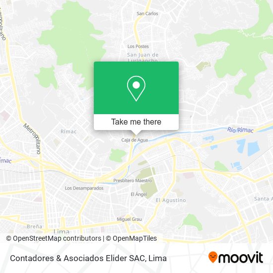 Contadores & Asociados Elider SAC map