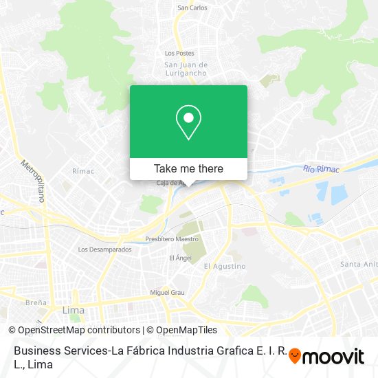 Business Services-La Fábrica Industria Grafica E. I. R. L. map