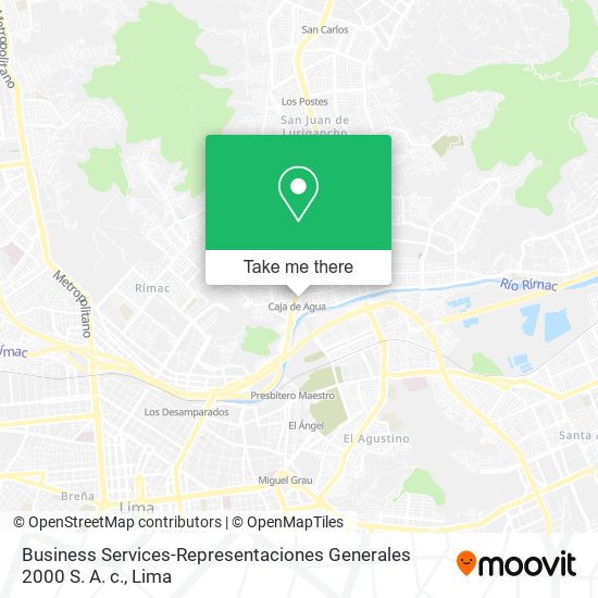 Business Services-Representaciones Generales 2000 S. A. c. map