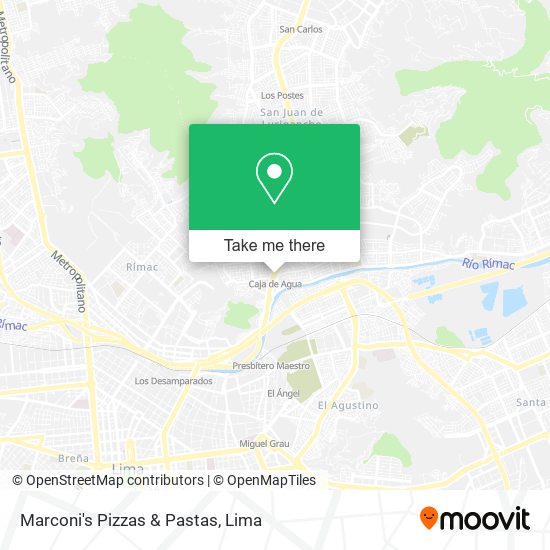 Marconi's Pizzas & Pastas map