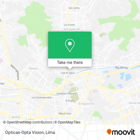 Ópticas-Opta Vision map