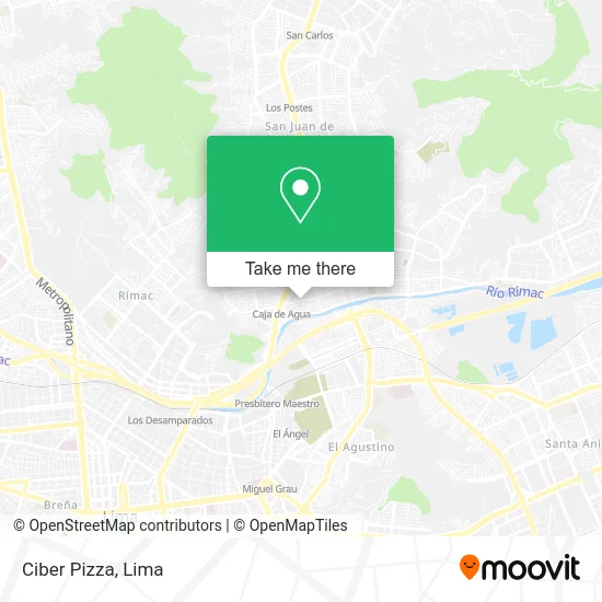 Ciber Pizza map