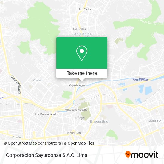 Corporación Sayurconza S.A.C map