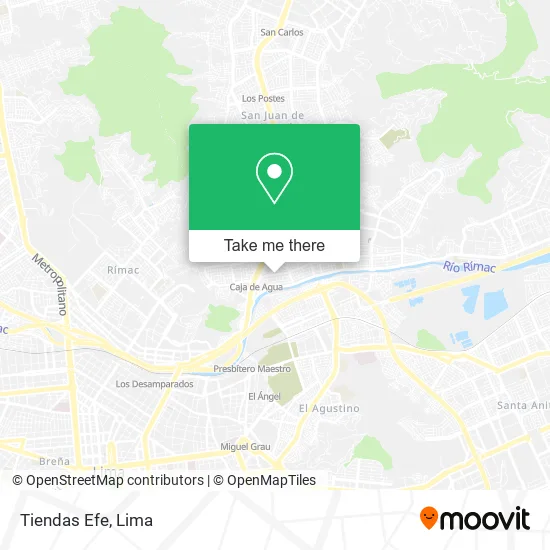 Mapa de Tiendas Efe