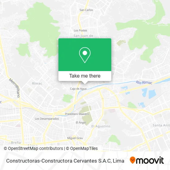 Mapa de Constructoras-Constructora Cervantes S.A.C