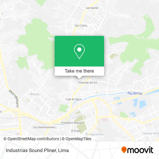 Industrias Sound Pliner map