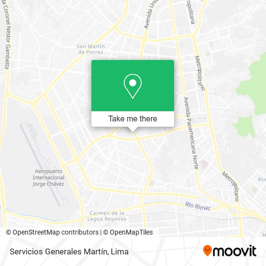 Servicios Generales Martín map