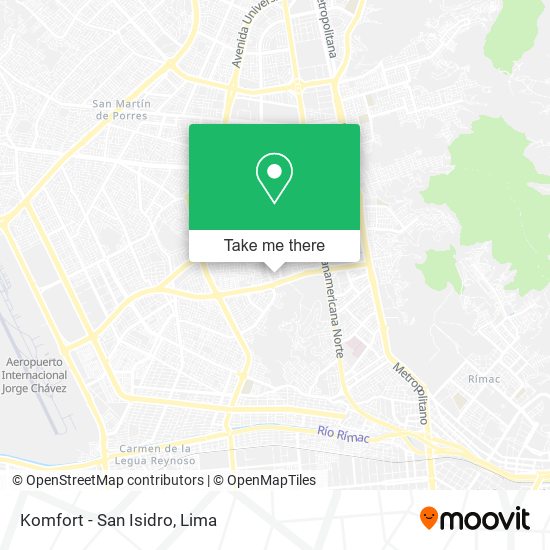 Mapa de Komfort - San Isidro