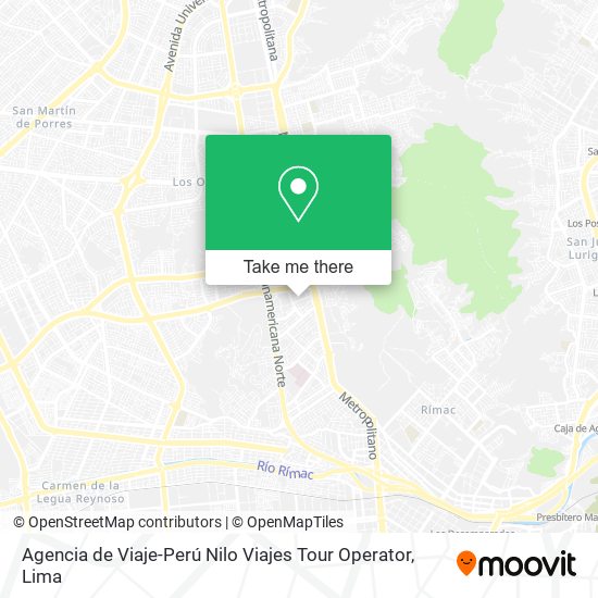 Mapa de Agencia de Viaje-Perú Nilo Viajes Tour Operator