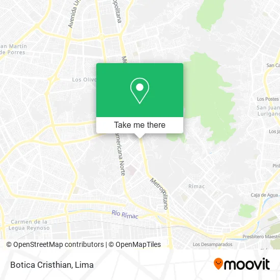 Mapa de Botica Cristhian