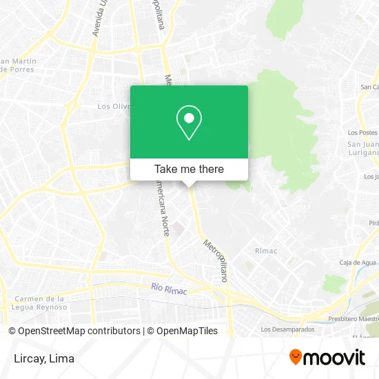 Mapa de Lircay