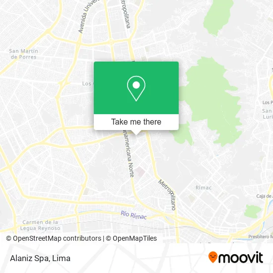 Mapa de Alaniz Spa