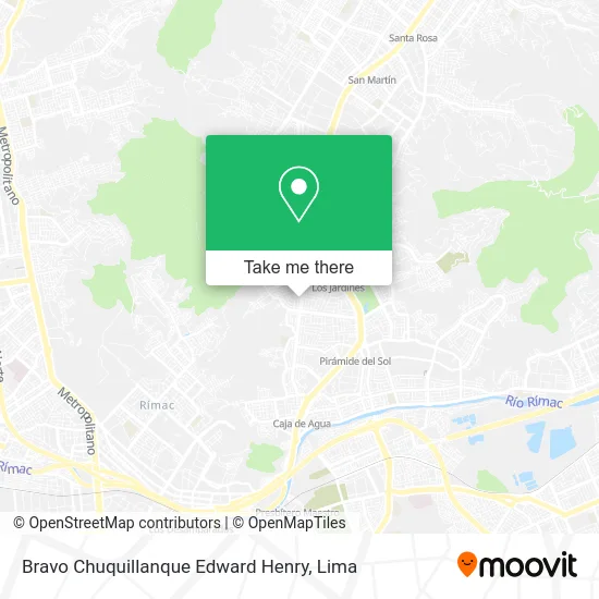 Bravo Chuquillanque Edward Henry map