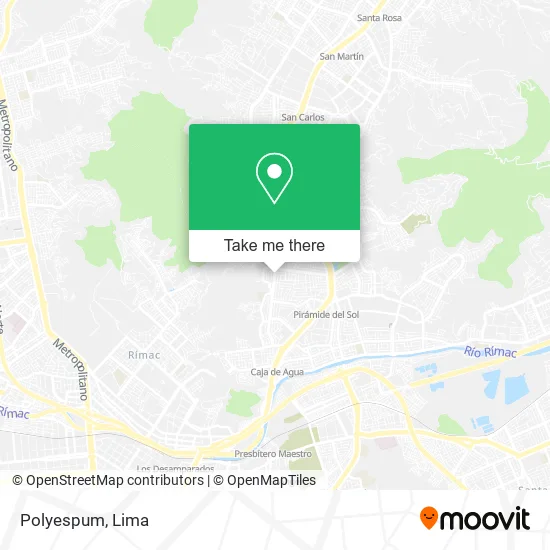 Mapa de Polyespum
