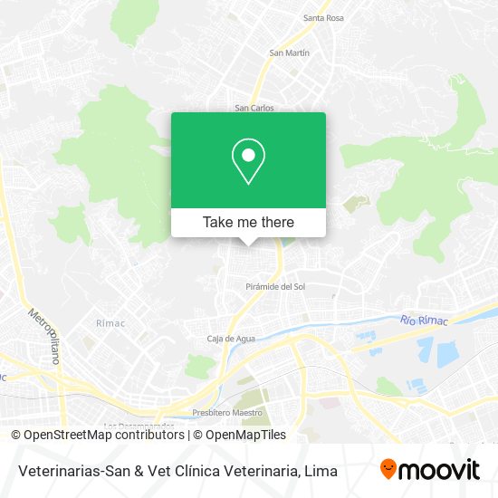 Mapa de Veterinarias-San & Vet Clínica Veterinaria