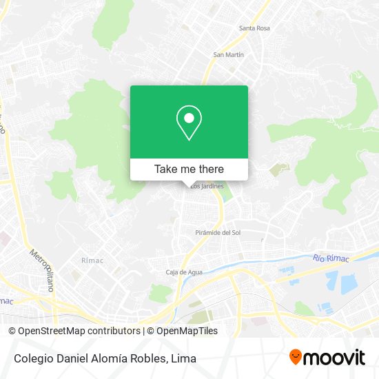 Colegio Daniel Alomía Robles map