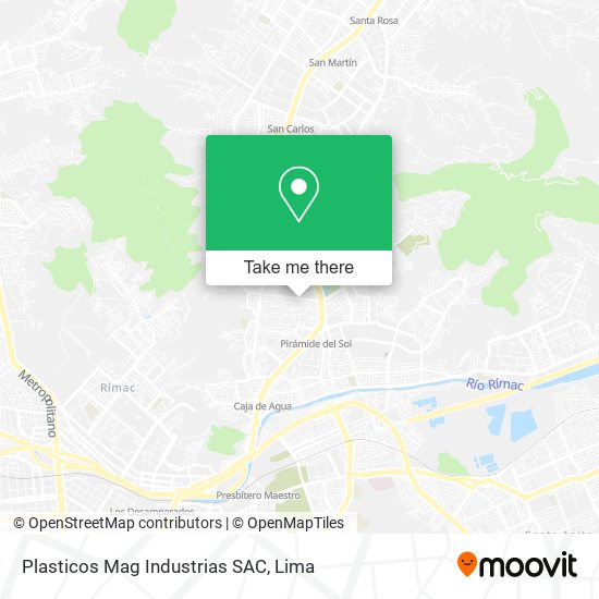 Plasticos Mag Industrias SAC map