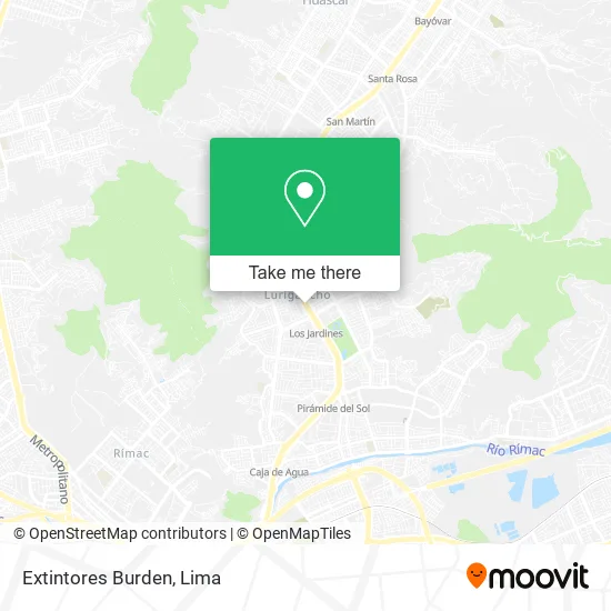 Mapa de Extintores Burden