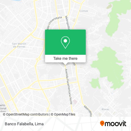 Banco Falabella map