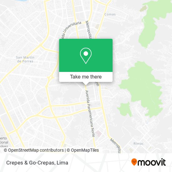 Crepes & Go-Crepas map