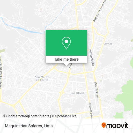 Mapa de Maquinarias Solares