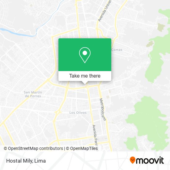 Hostal Mily map