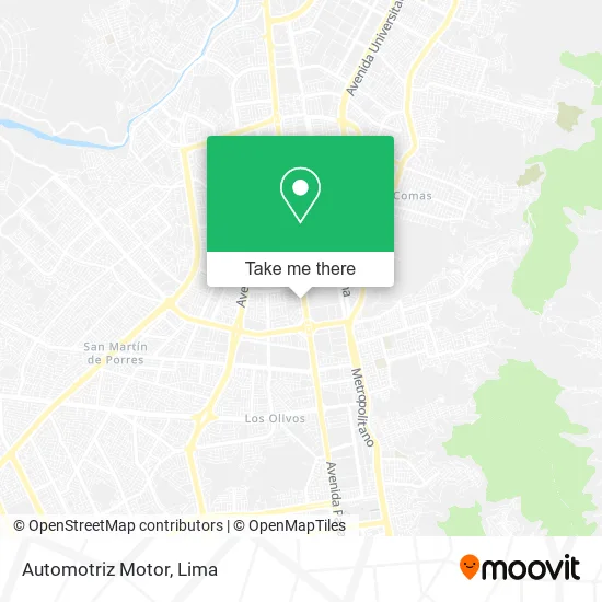 Automotriz Motor map