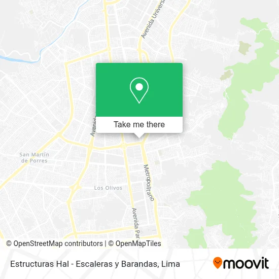 Estructuras Hal - Escaleras y Barandas map