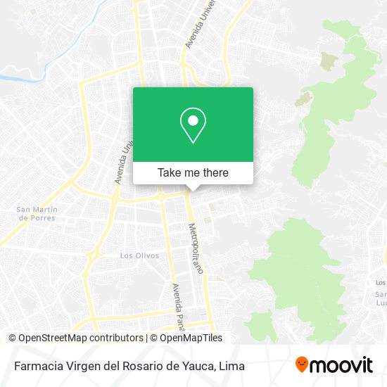 Farmacia Virgen del Rosario de Yauca map