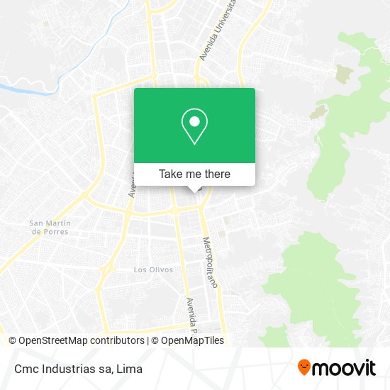 Mapa de Cmc Industrias sa