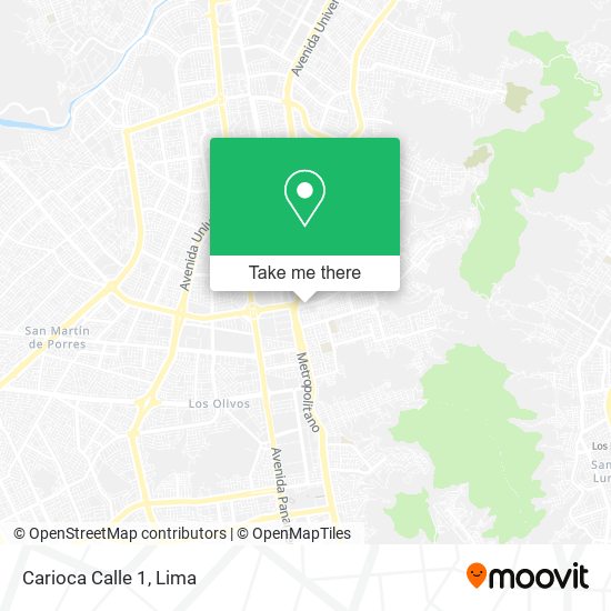 Carioca Calle 1 map