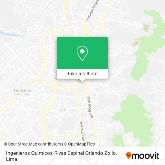 Ingenieros Quimicos-Rivas Espinal Orlando Zoilo map
