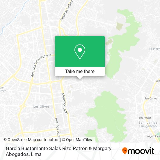 Garcia Bustamante Salas Rizo Patrón & Margary Abogados map