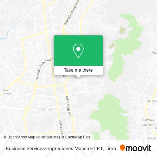 Business Services-Impresiones Macsa E I R L map