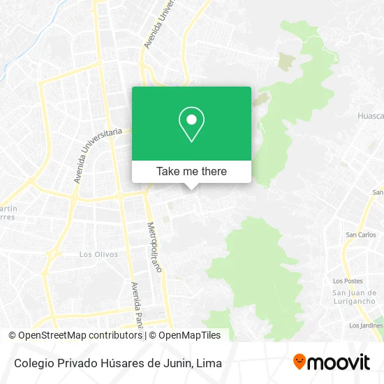 Colegio Privado Húsares de Junin map
