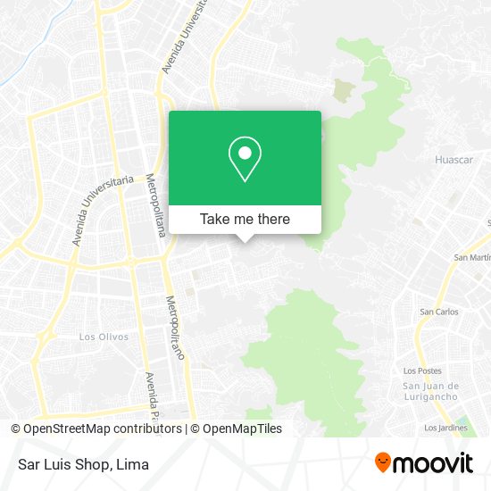 Sar Luis Shop map