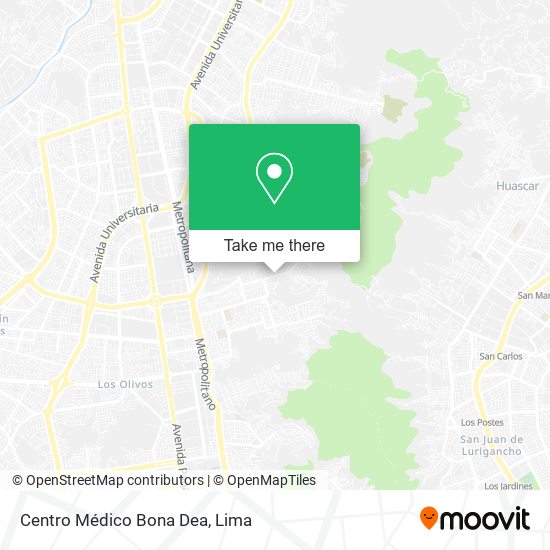 Centro Médico Bona Dea map